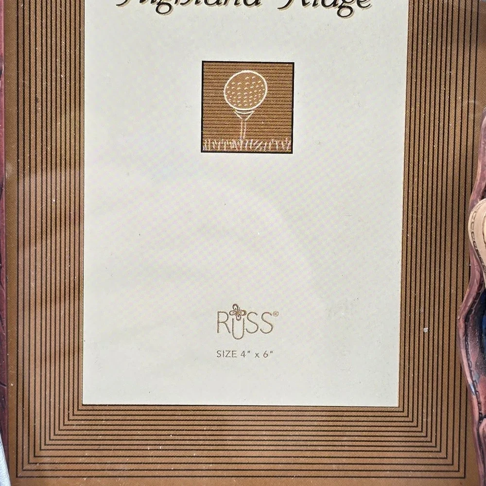 Golfers Picture Photo Frame Tabletop Standing Russ Highland Ridge 4x6